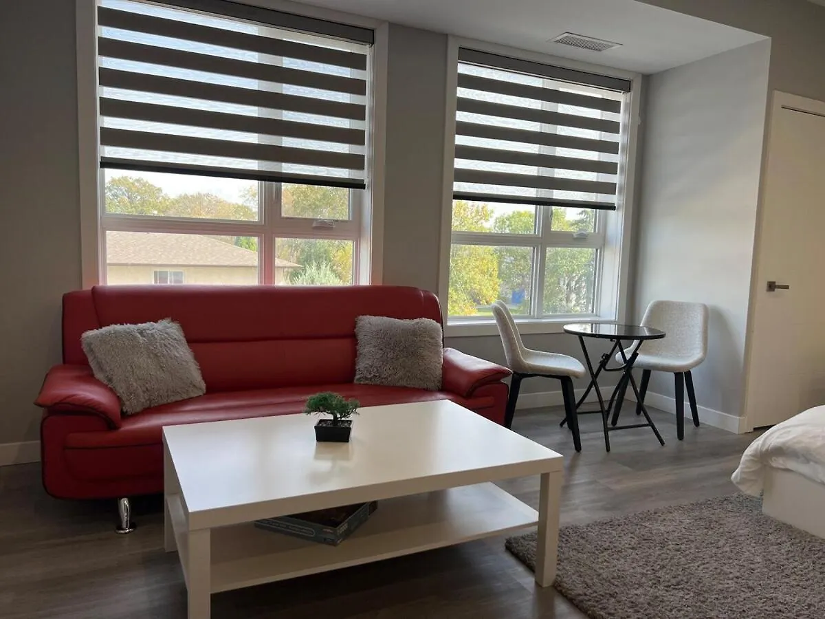 Prime Modern Studio Apartment Near Downtown 温尼伯